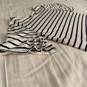J. Crew Striped Short Sleeve Dress
